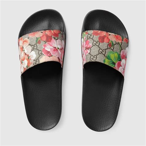 gucci bloom slide review|Gucci Bloom slides price.